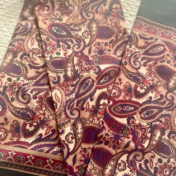 UNISEX vintage long scarf - Picture 1 of 8